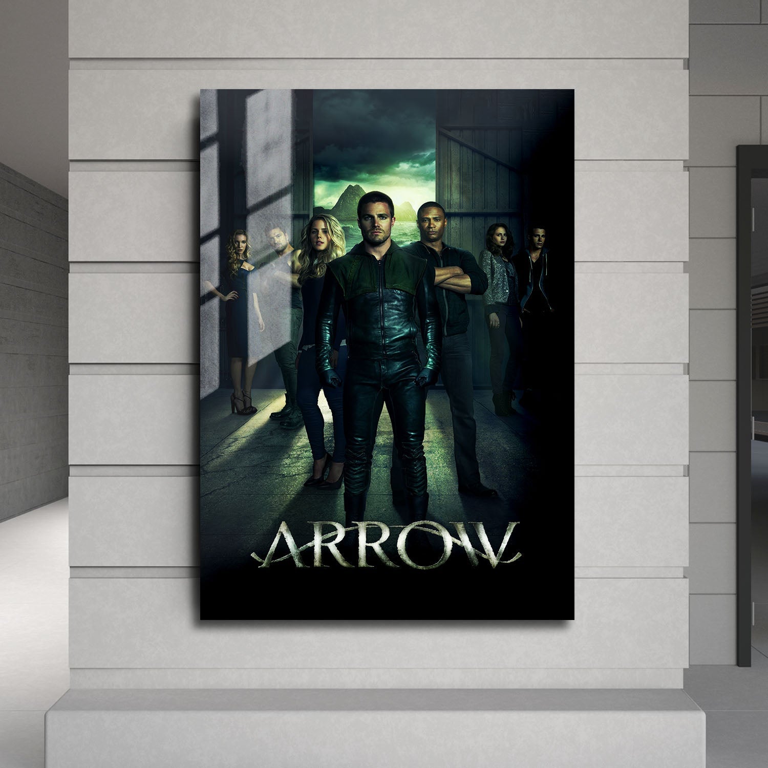 Flex Designs Metal Poster Arrow 24 x 36" Home Goods - TV Show 2012 TV Show Metal Poster