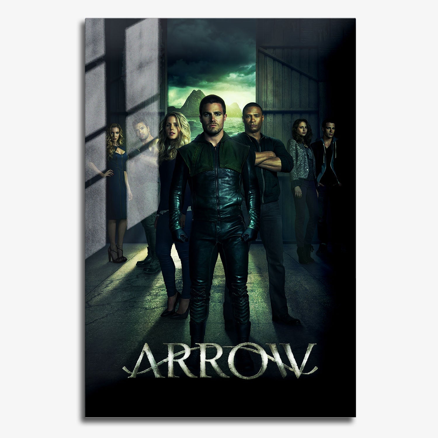Flex Designs Metal Poster Arrow 11 x 17" Home Goods - TV Show 2012 TV Show Metal Poster