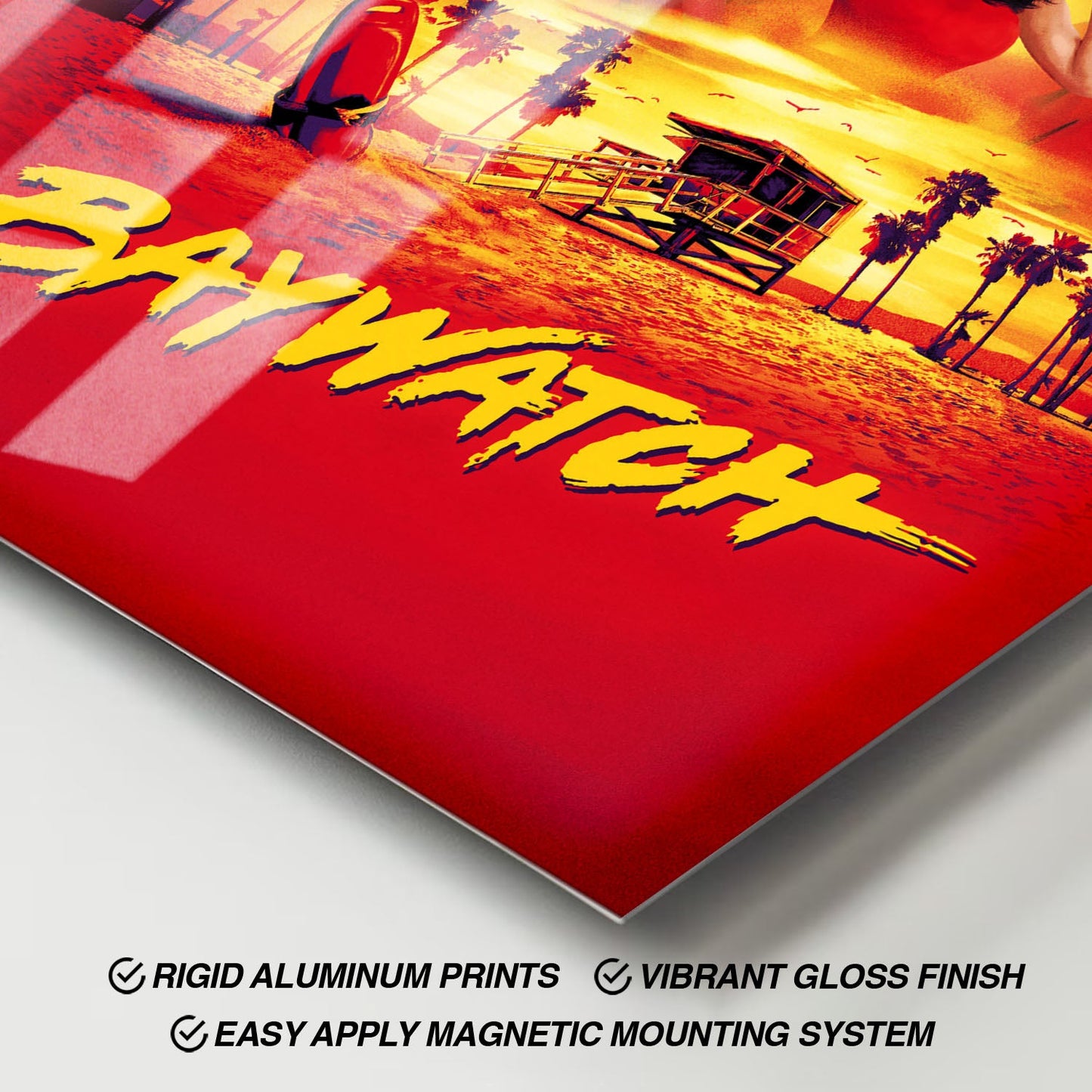 Flex Designs Metal Poster Baywatch 11 x 17" Home Goods - Movie 2017 Movie Metal Poster