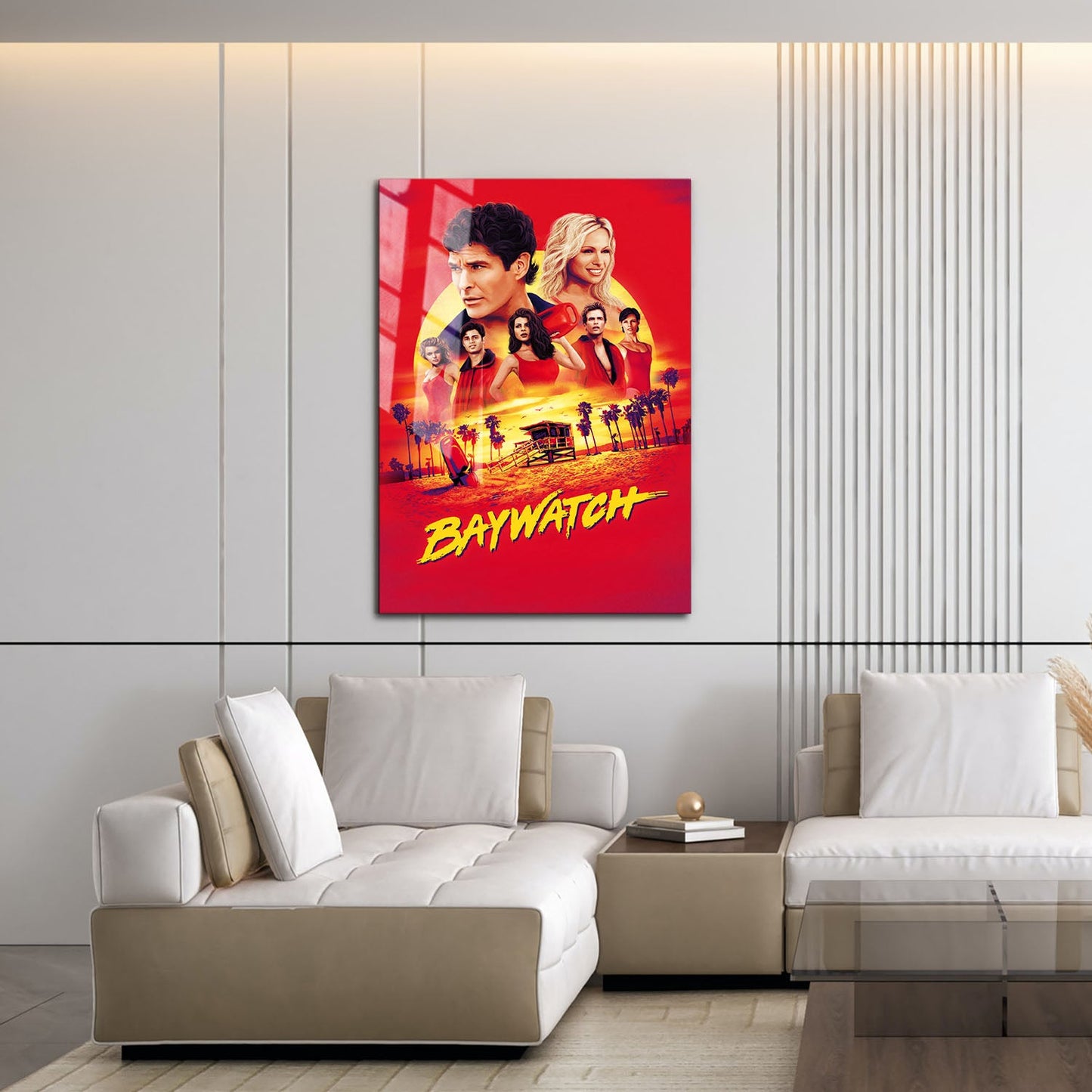 Flex Designs Metal Poster Baywatch 16 x 24" Home Goods - Movie 2017 Movie Metal Poster