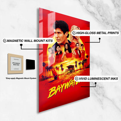 Flex Designs Metal Poster Baywatch 16 x 24" Home Goods - Movie 2017 Movie Metal Poster