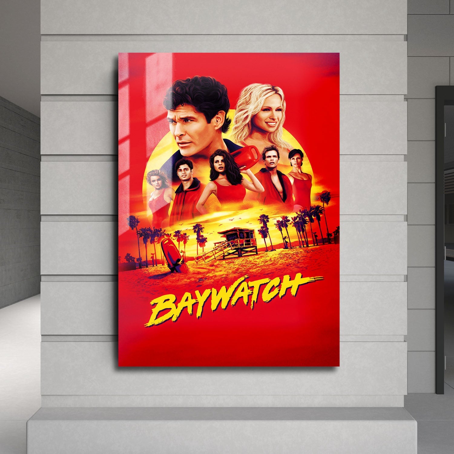 Flex Designs Metal Poster Baywatch 24 x 36" Home Goods - Movie 2017 Movie Metal Poster