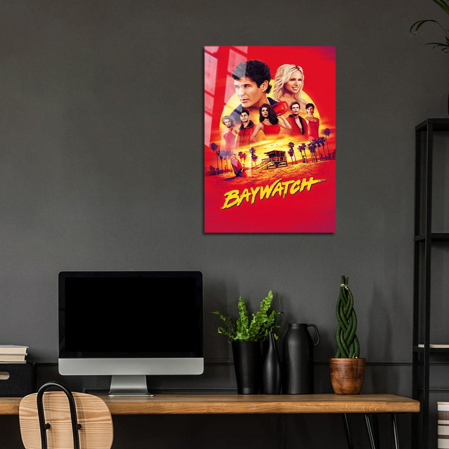 Flex Designs Metal Poster Baywatch 5 x 7" Home Goods - Movie 2017 Movie Metal Poster