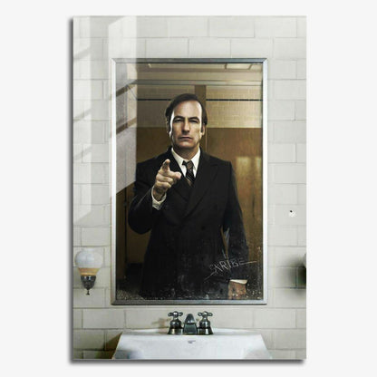 Flex Designs Metal Poster Better Call Saul Key Art 11 x 17" Home Goods - TV Show 2015 TV Show Metal Poster