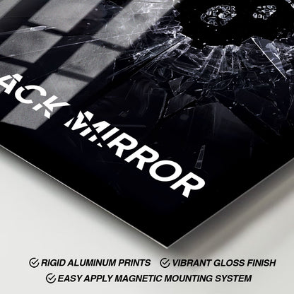Flex Designs Metal Poster Black Mirror 11 x 17" Home Goods - TV Show 2011 TV Show Metal Poster