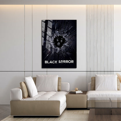 Flex Designs Metal Poster Black Mirror 16 x 24" Home Goods - TV Show 2011 TV Show Metal Poster