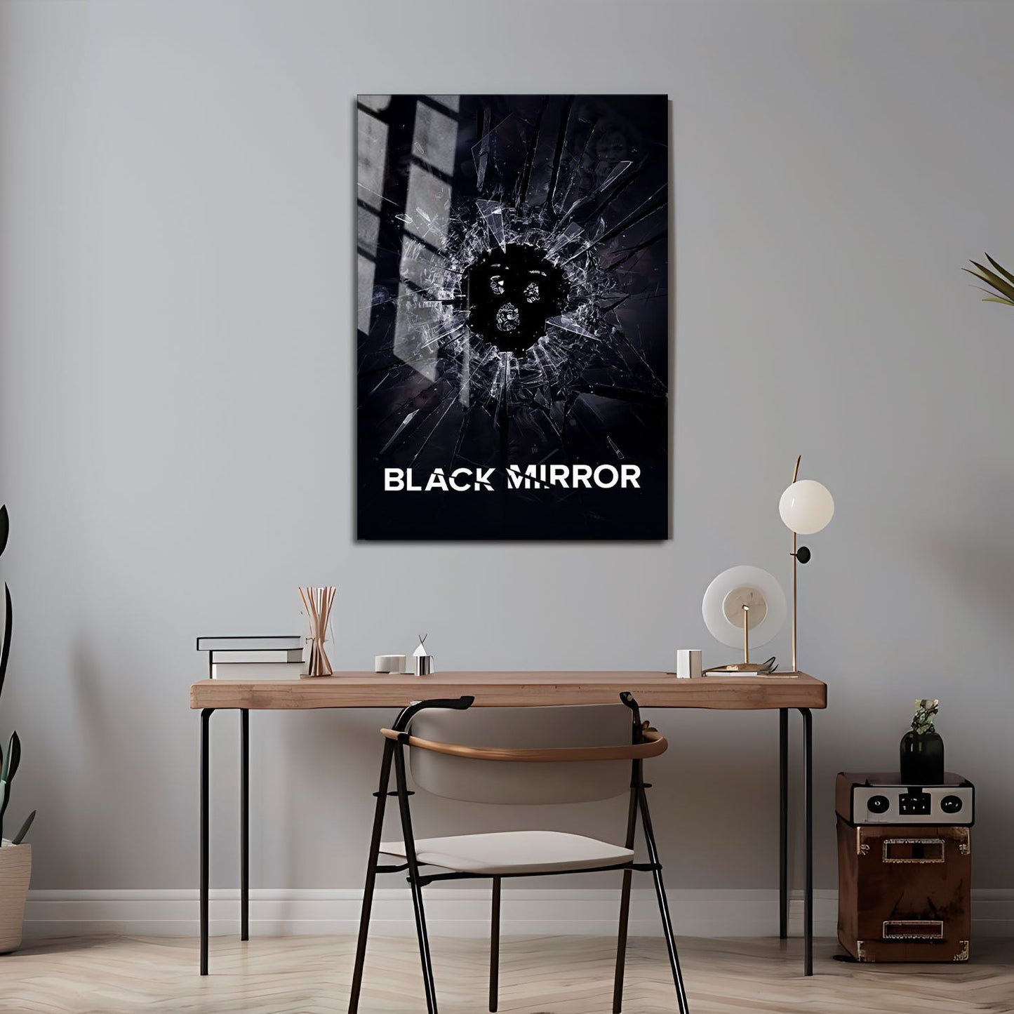 Flex Designs Metal Poster Black Mirror 24 x 36" Home Goods - TV Show 2011 TV Show Metal Poster