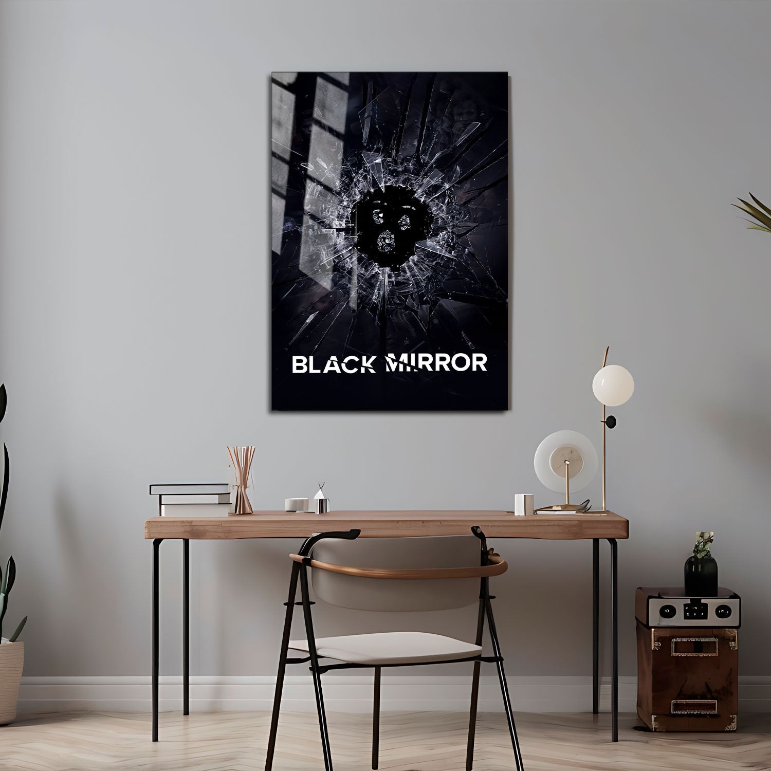 Flex Designs Metal Poster Black Mirror 24 x 36" Home Goods - TV Show 2011 TV Show Metal Poster