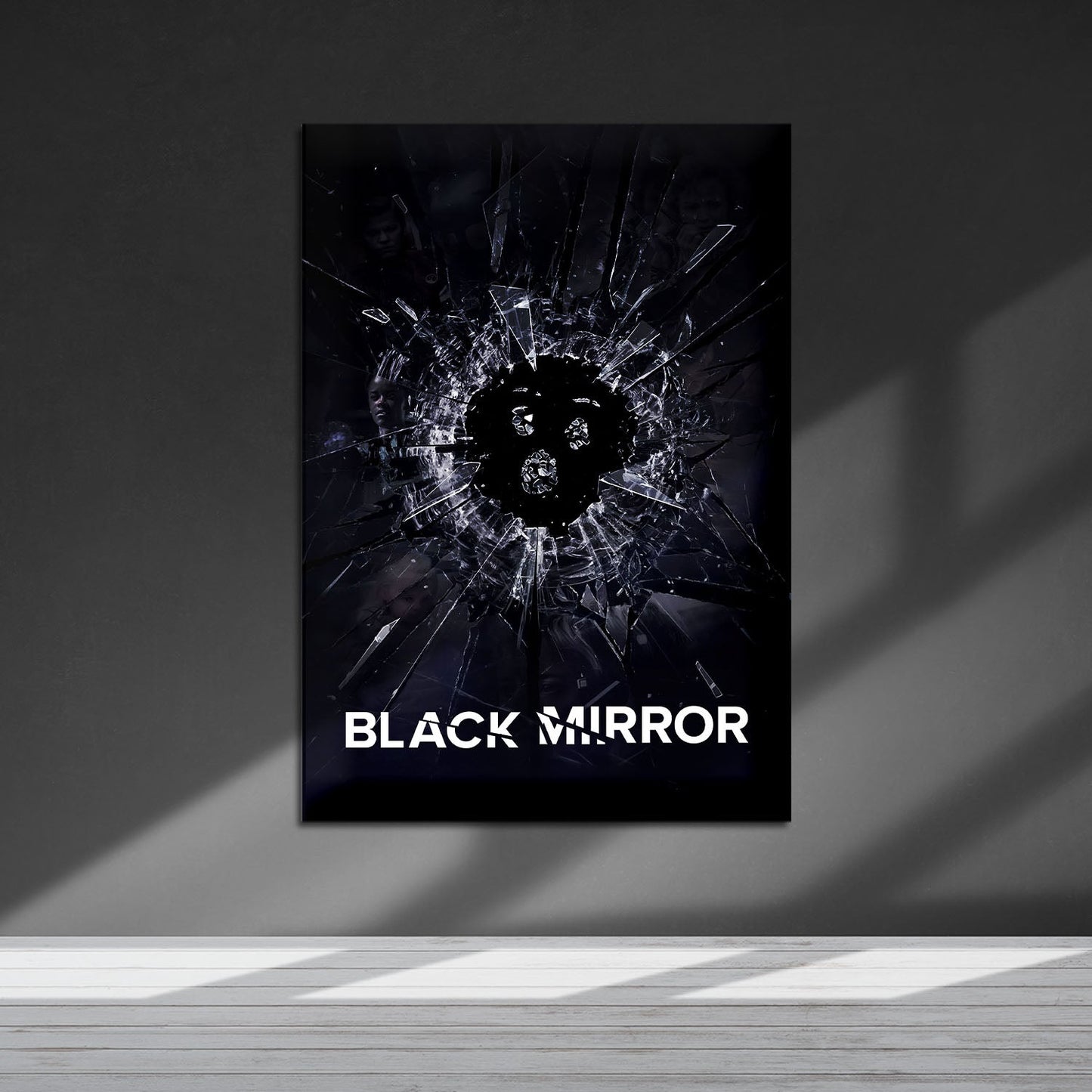 Flex Designs Metal Poster Black Mirror 5 x 7" Home Goods - TV Show 2011 TV Show Metal Poster