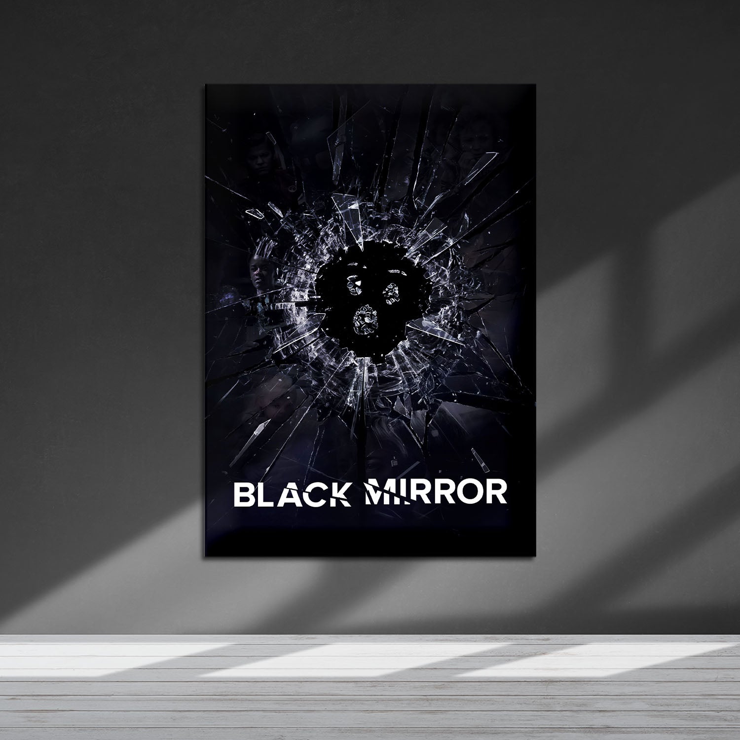 Flex Designs Metal Poster Black Mirror 5 x 7" Home Goods - TV Show 2011 TV Show Metal Poster