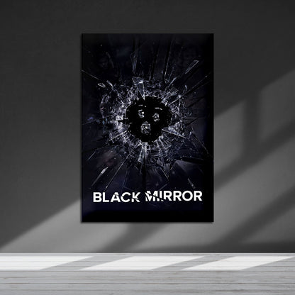 Flex Designs Metal Poster Black Mirror 5 x 7" Home Goods - TV Show 2011 TV Show Metal Poster