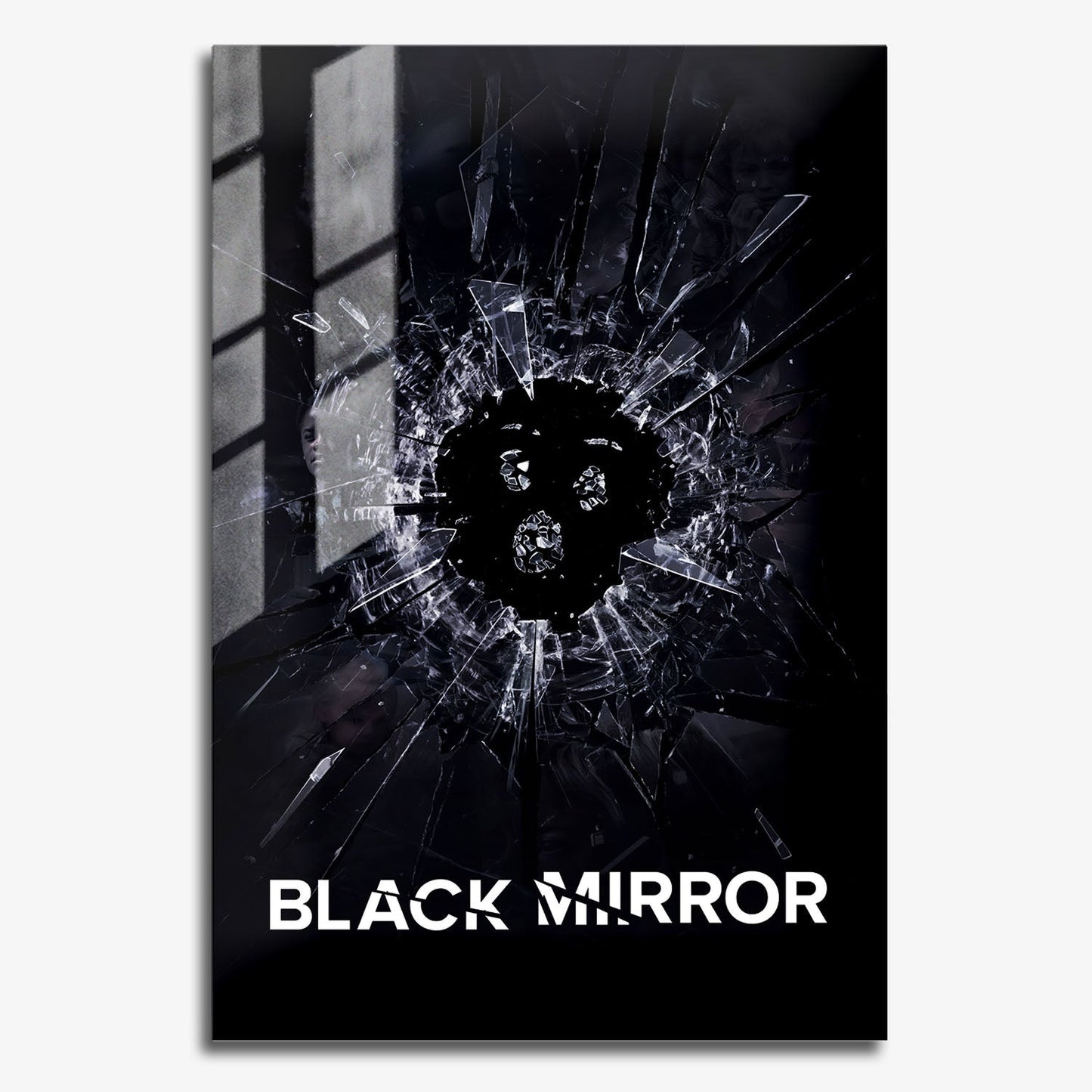 Flex Designs Metal Poster Black Mirror 11 x 17" Home Goods - TV Show 2011 TV Show Metal Poster