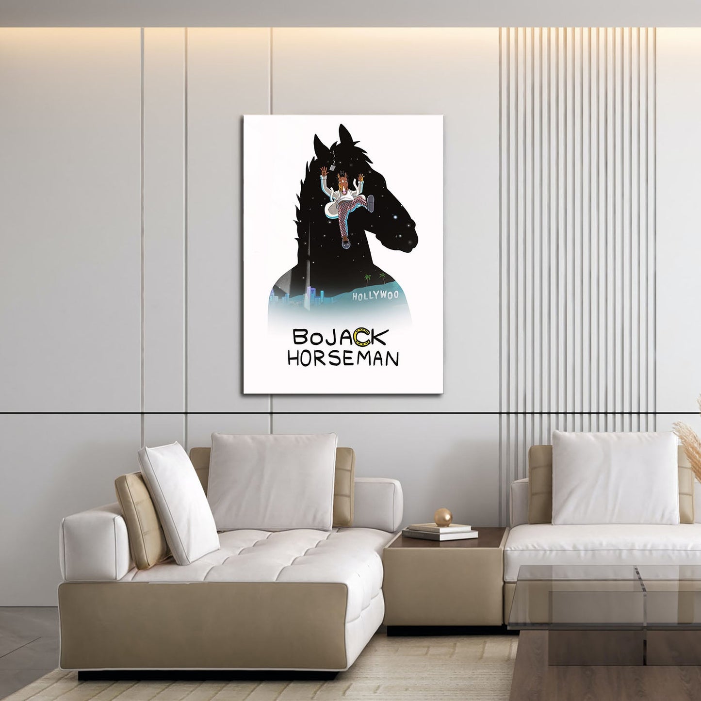 Flex Designs Metal Poster BoJack Horseman 16 x 24" Home Goods - TV Show 2014 TV Show Metal Poster