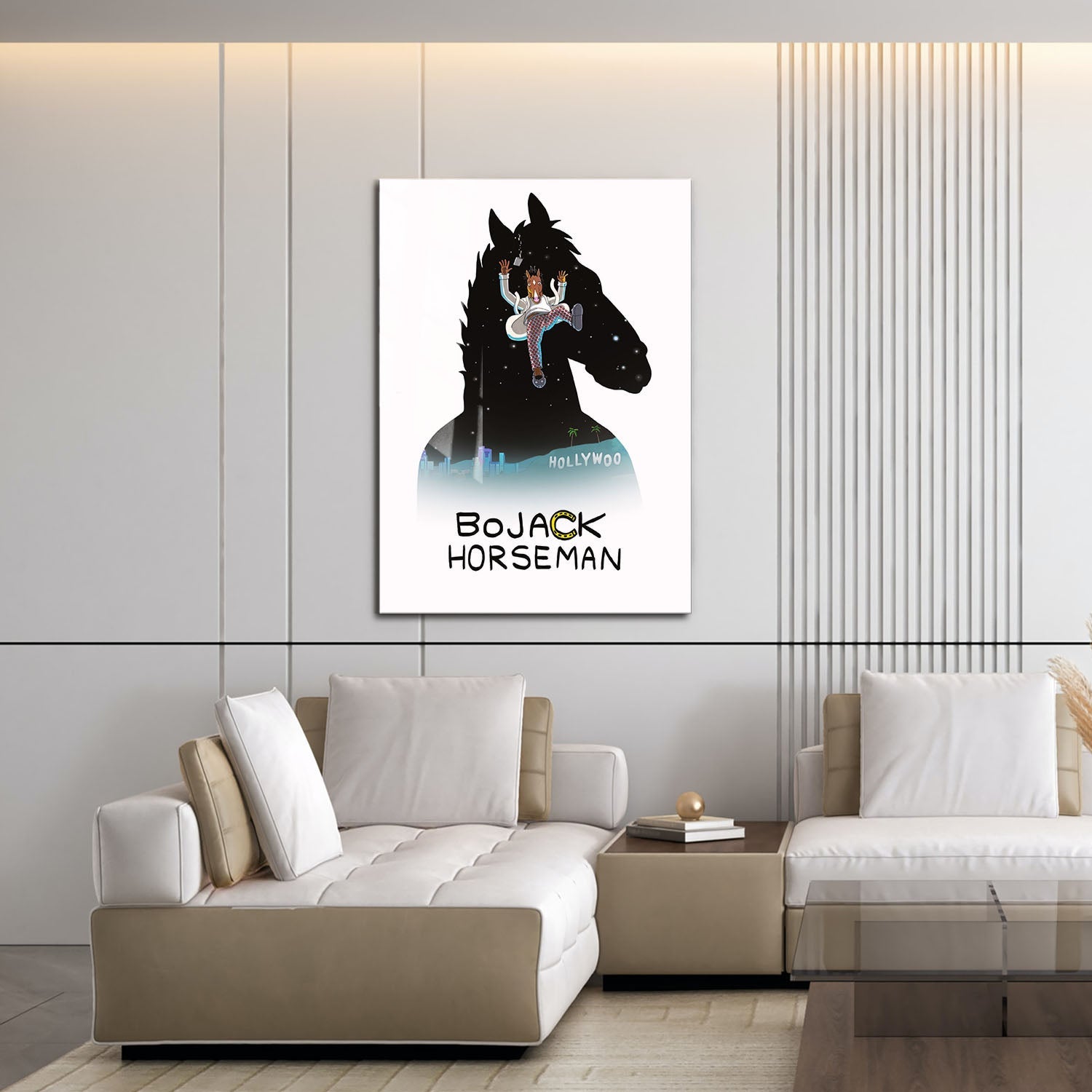 Flex Designs Metal Poster BoJack Horseman 16 x 24" Home Goods - TV Show 2014 TV Show Metal Poster