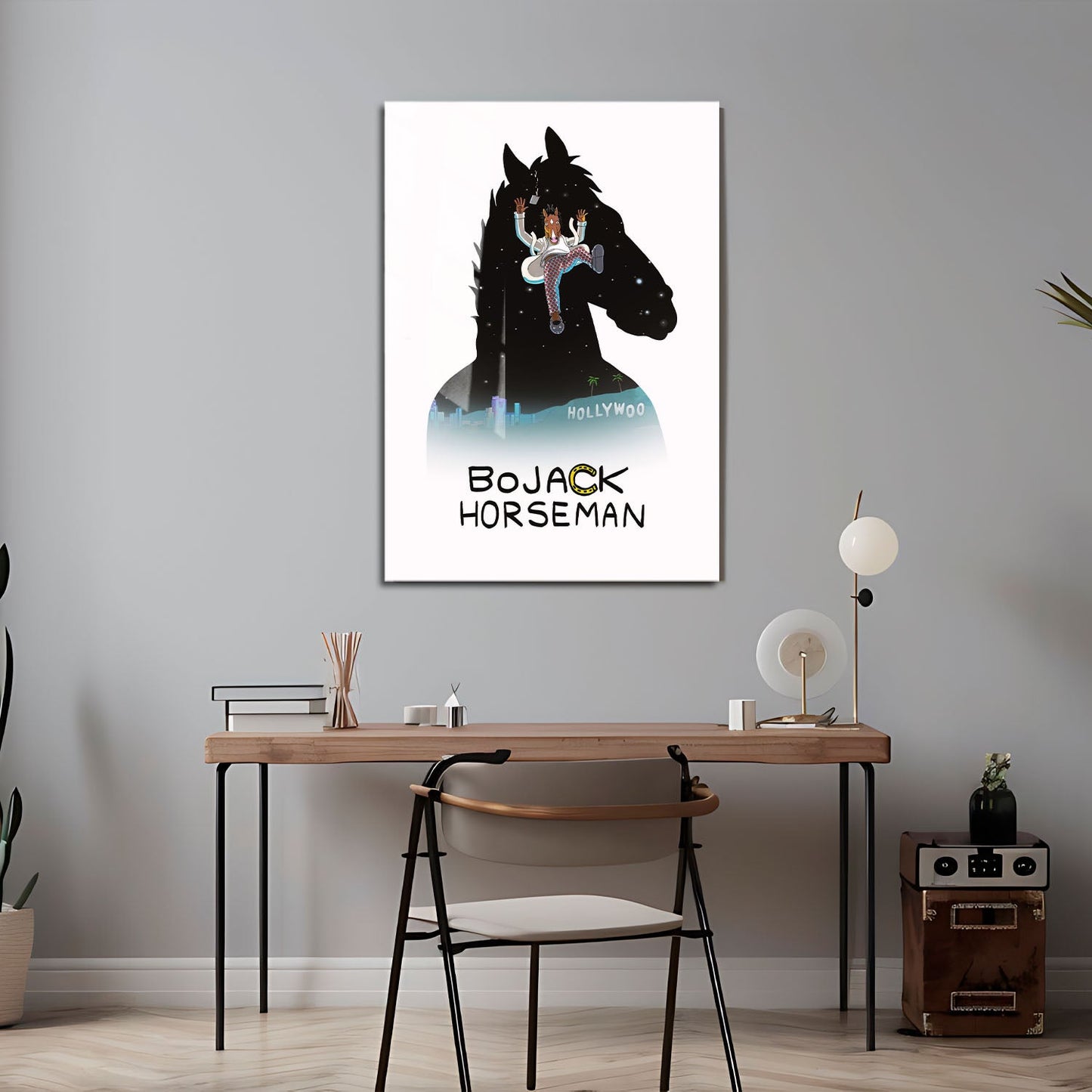 Flex Designs Metal Poster BoJack Horseman 24 x 36" Home Goods - TV Show 2014 TV Show Metal Poster