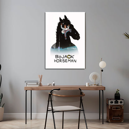 Flex Designs Metal Poster BoJack Horseman 24 x 36" Home Goods - TV Show 2014 TV Show Metal Poster