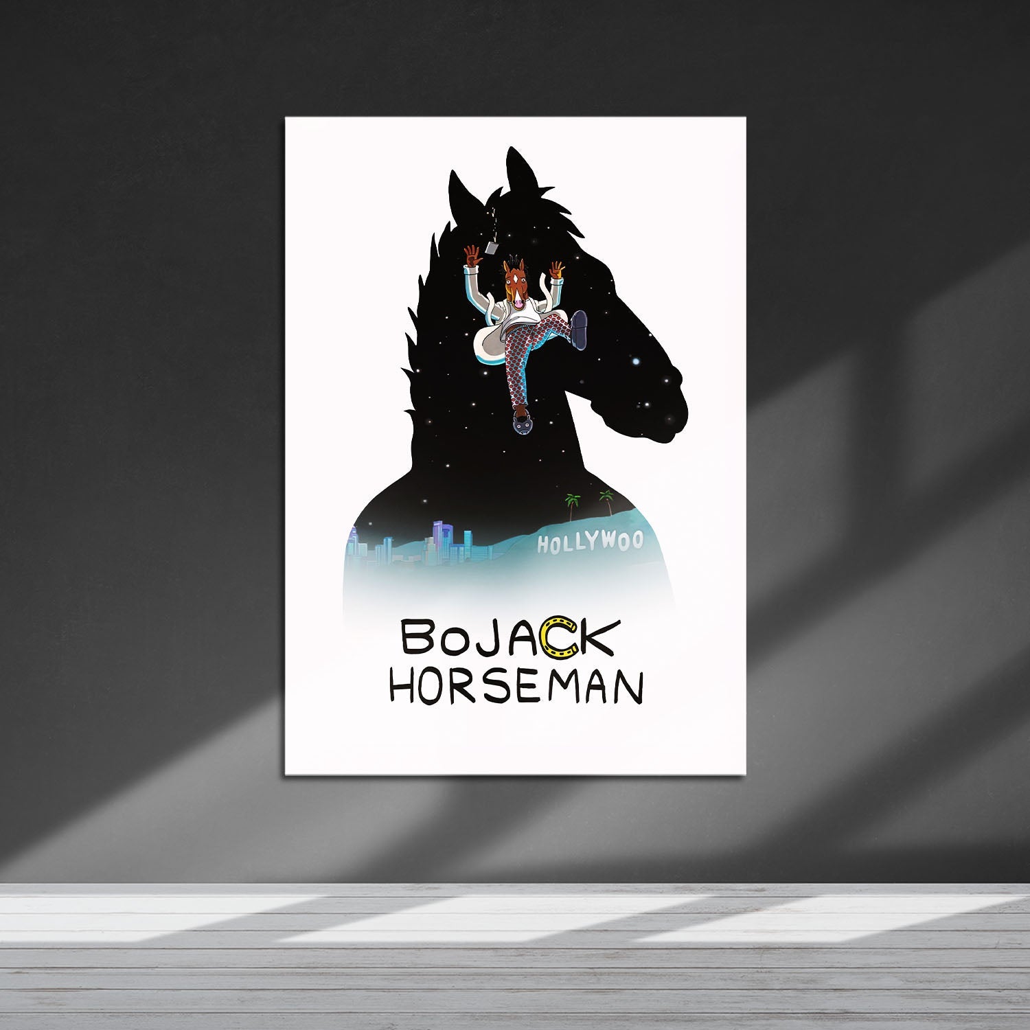Flex Designs Metal Poster BoJack Horseman 5 x 7" Home Goods - TV Show 2014 TV Show Metal Poster