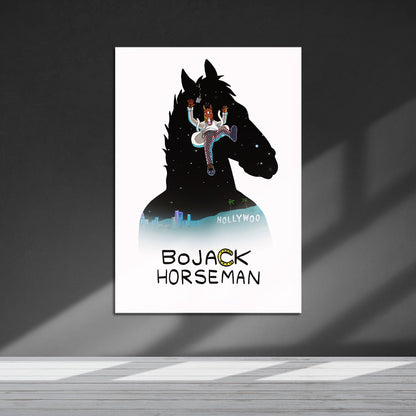 Flex Designs Metal Poster BoJack Horseman 5 x 7" Home Goods - TV Show 2014 TV Show Metal Poster