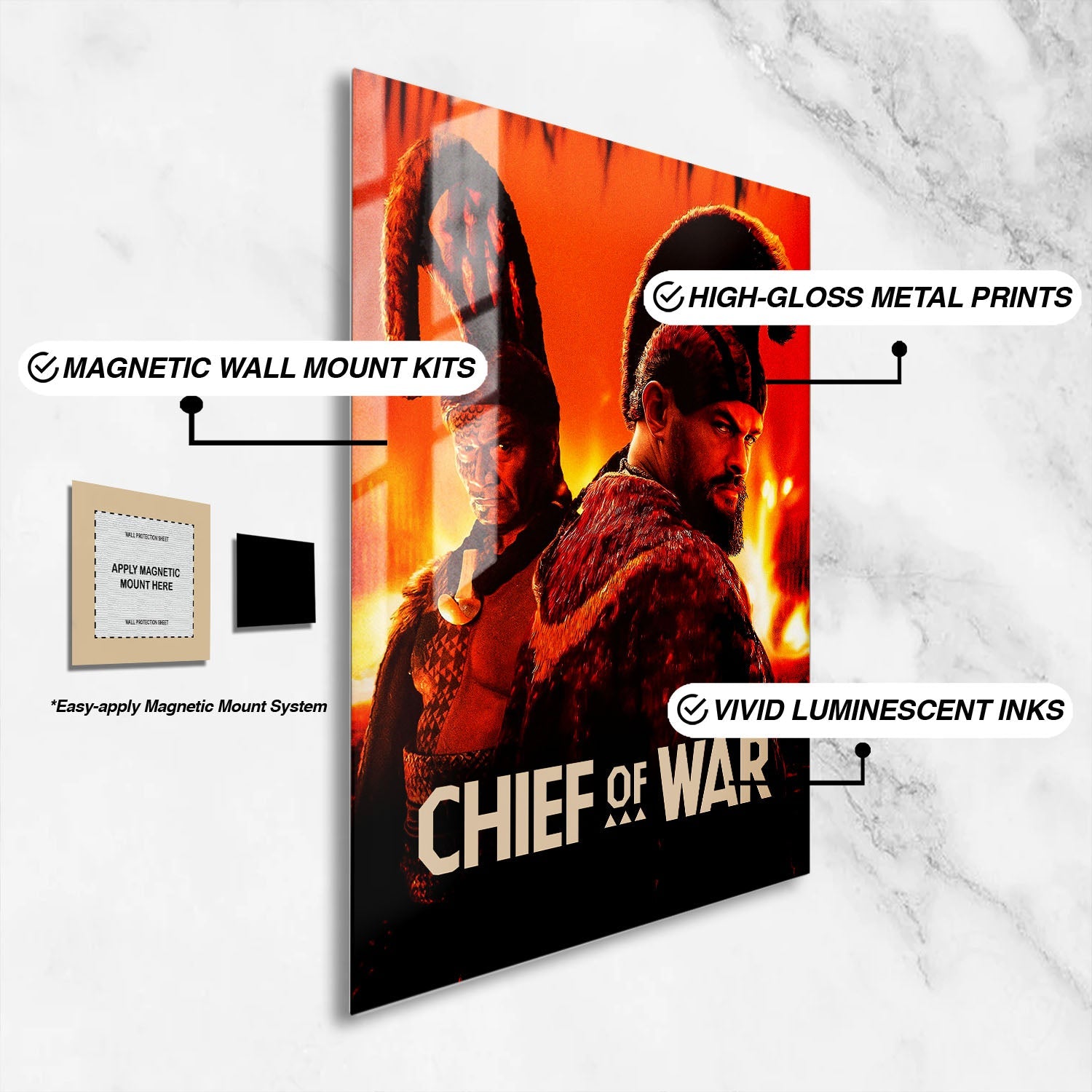 Flex Designs Metal Poster Chief of War 16 x 24" Home Goods - TV Show 2025 TV Show Metal Poster