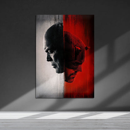 Flex Designs Metal Poster Daredevil Born Again Cover 5 x 7" Home Goods - TV Show 2025 TV Show Metal Poster