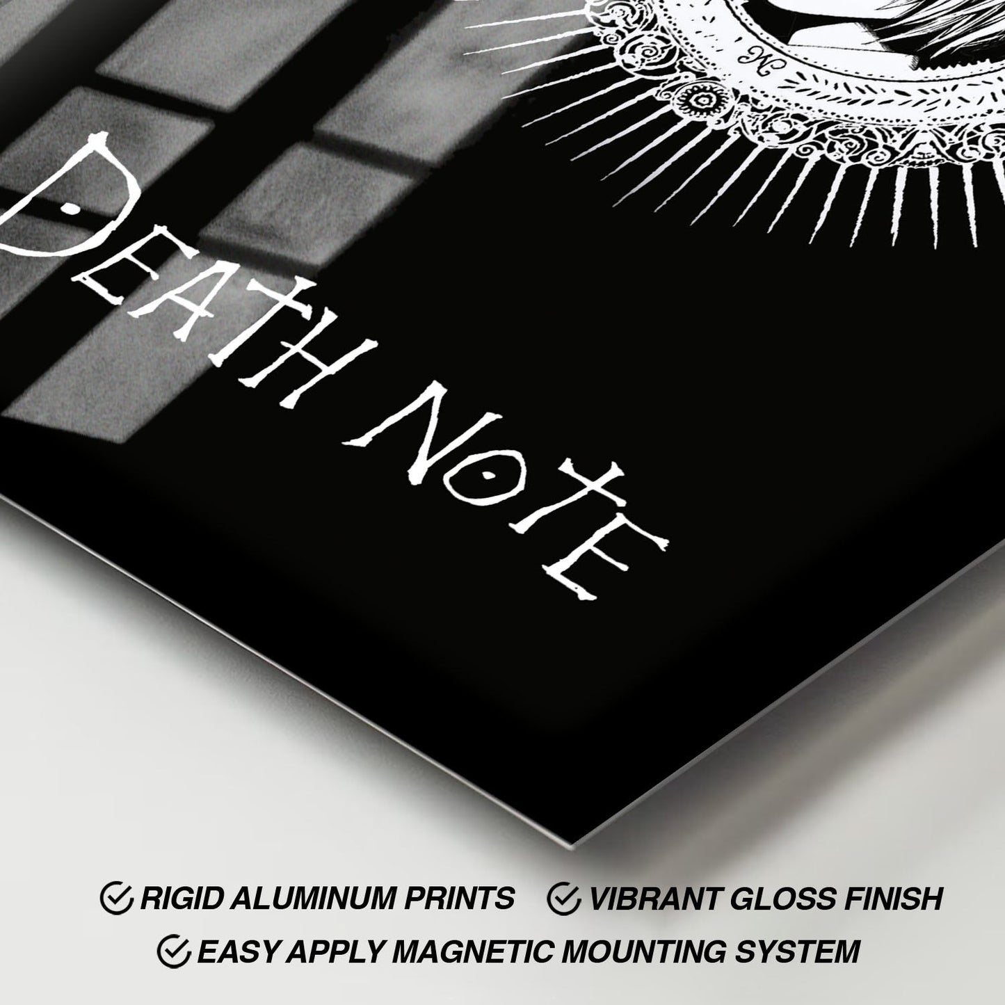 Flex Designs Metal Poster Death Note 11 x 17" Home Goods - TV Show 2006 TV Show Metal Poster