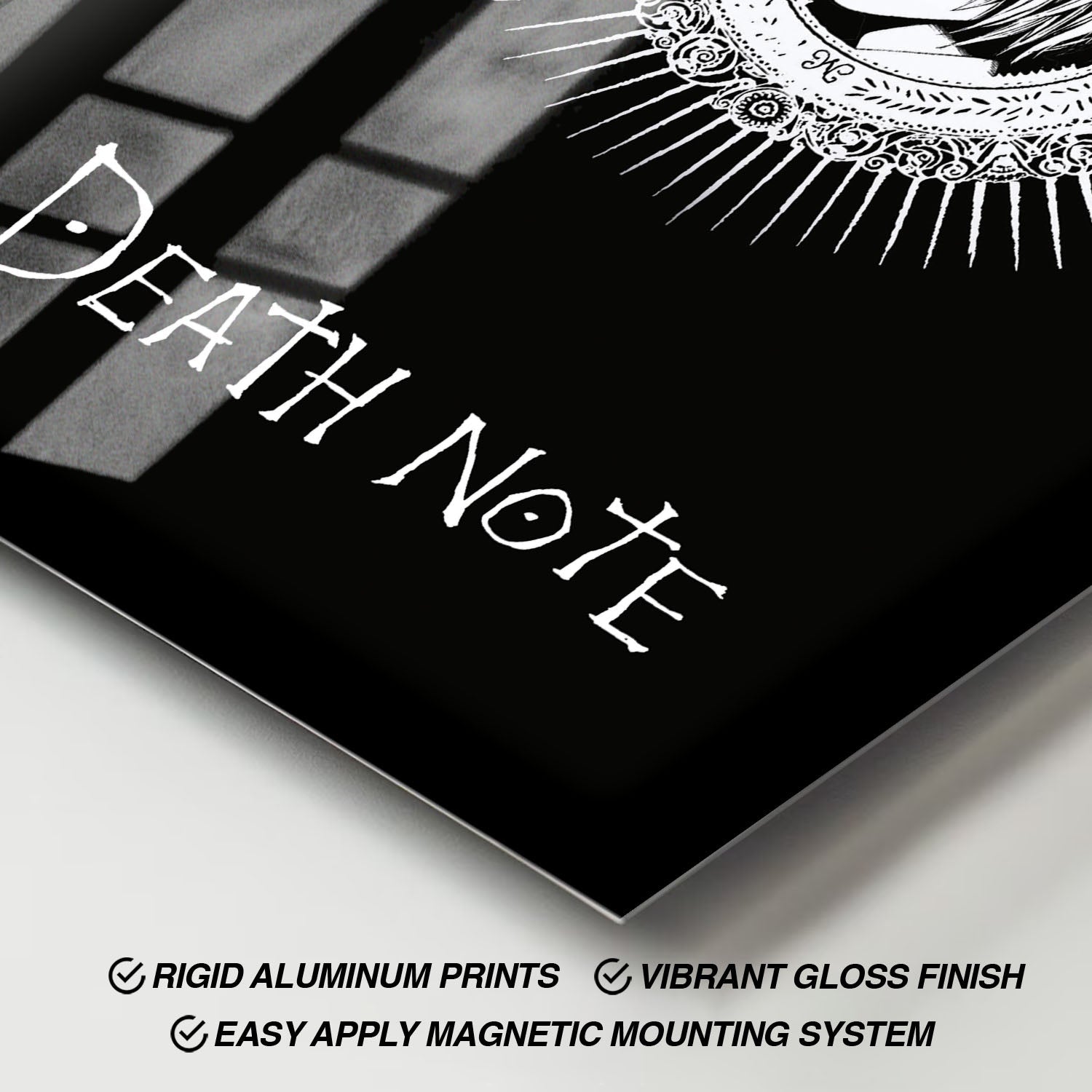 Flex Designs Metal Poster Death Note 11 x 17" Home Goods - TV Show 2006 TV Show Metal Poster
