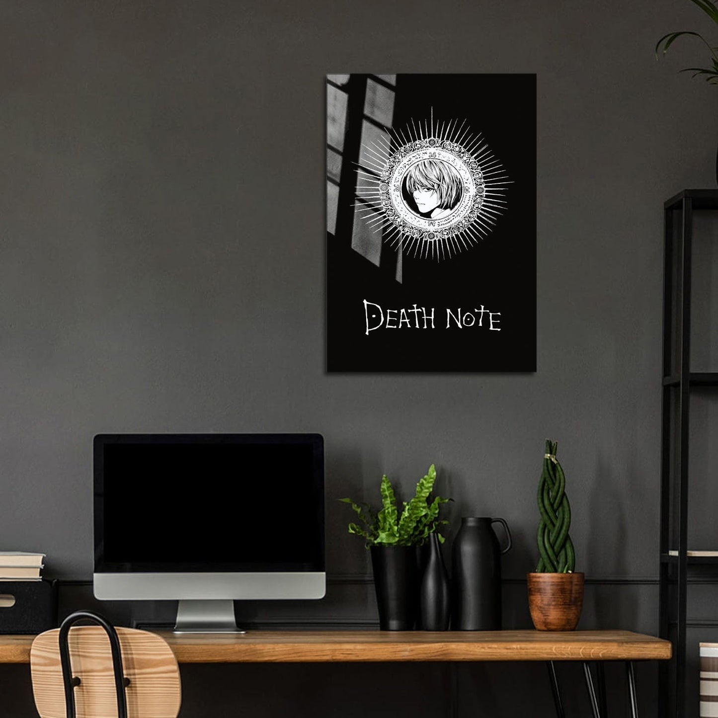Flex Designs Metal Poster Death Note 5 x 7" Home Goods - TV Show 2006 TV Show Metal Poster