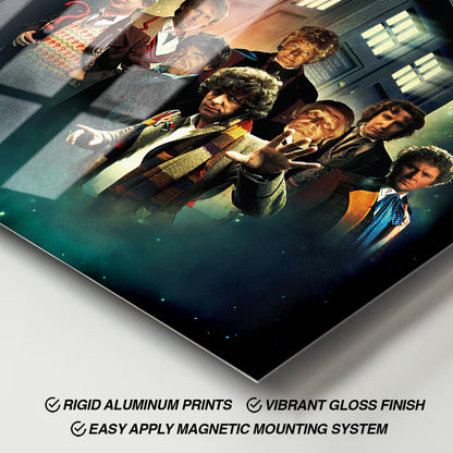 Flex Designs Metal Poster Doctor Who 11 x 17" Home Goods - TV Show 1963 TV Show Metal Poster