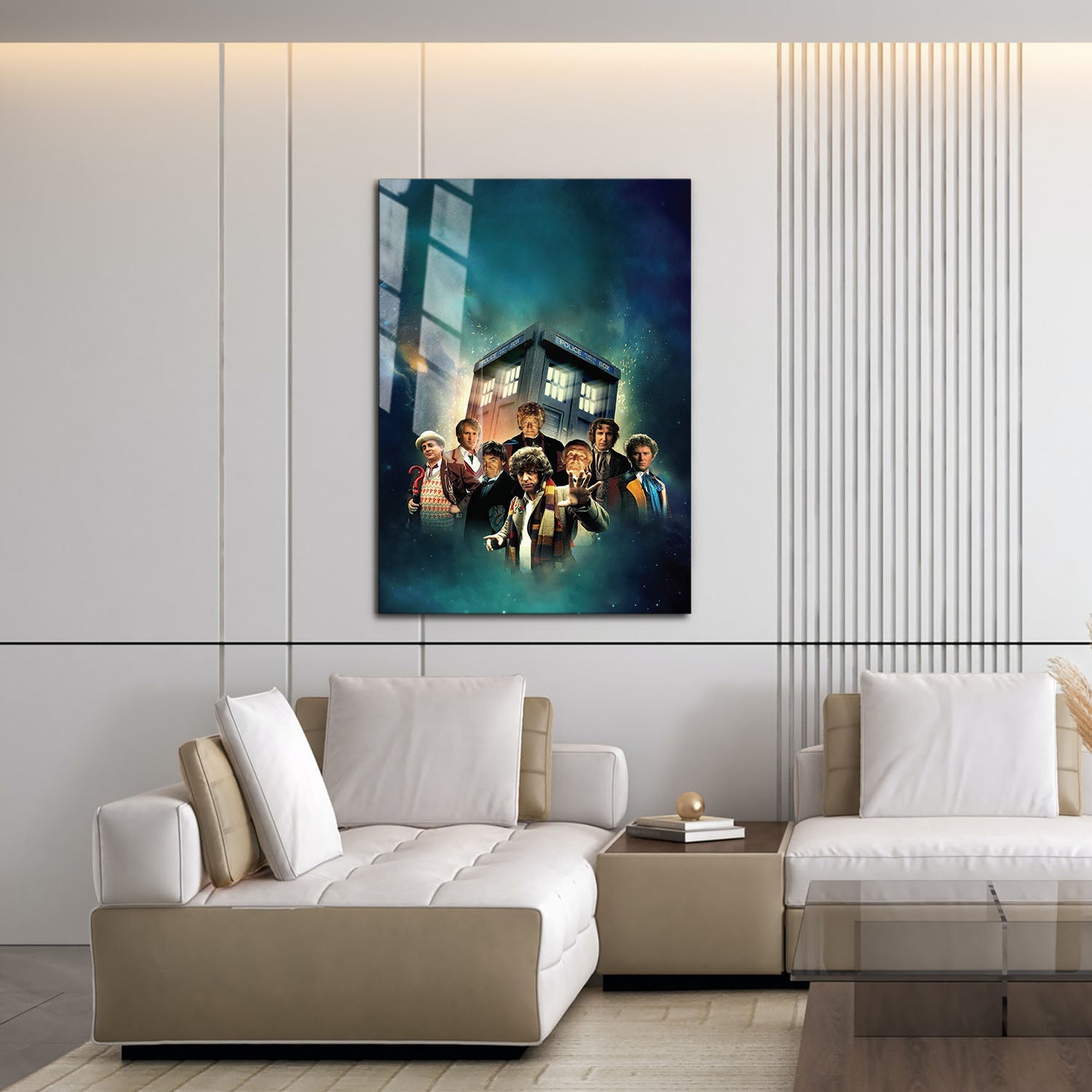 Flex Designs Metal Poster Doctor Who 16 x 24" Home Goods - TV Show 1963 TV Show Metal Poster