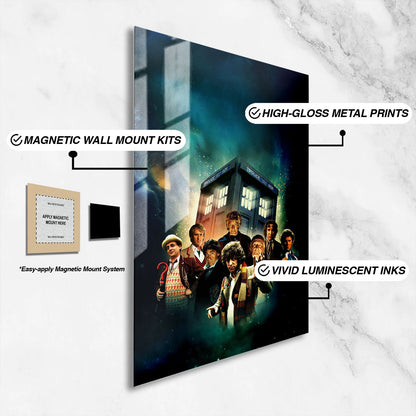 Flex Designs Metal Poster Doctor Who 16 x 24" Home Goods - TV Show 1963 TV Show Metal Poster