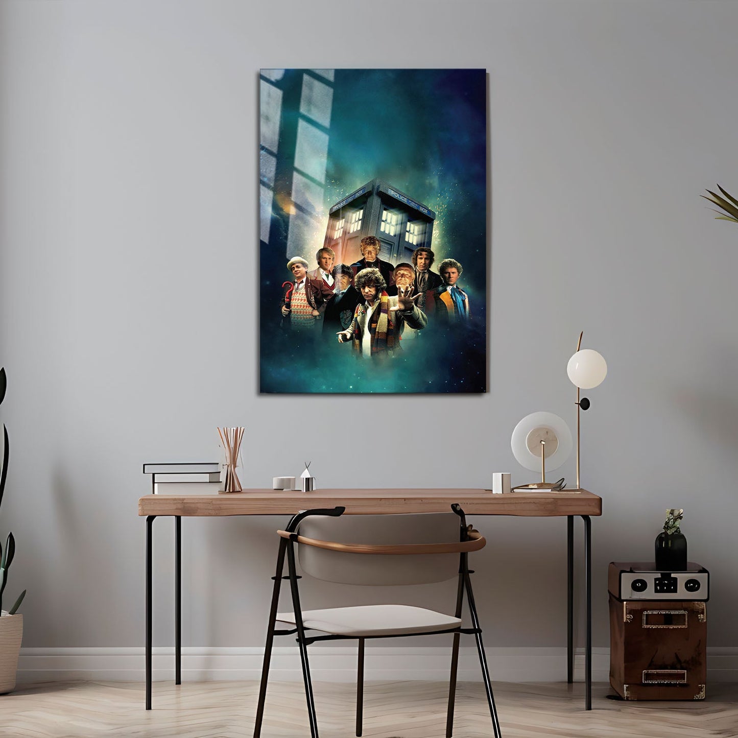 Flex Designs Metal Poster Doctor Who 24 x 36" Home Goods - TV Show 1963 TV Show Metal Poster
