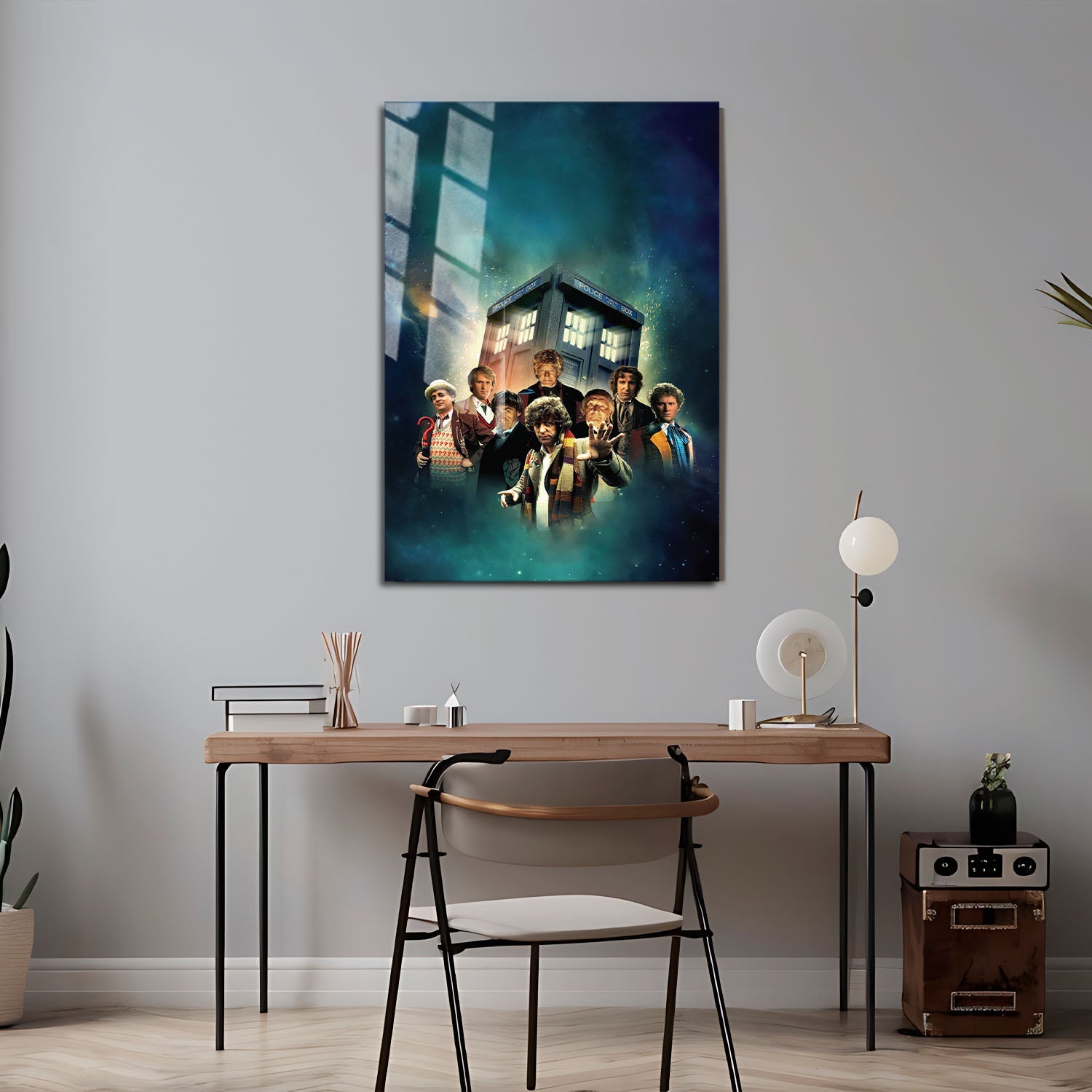 Flex Designs Metal Poster Doctor Who 24 x 36" Home Goods - TV Show 1963 TV Show Metal Poster