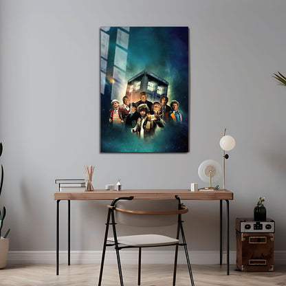 Flex Designs Metal Poster Doctor Who 24 x 36" Home Goods - TV Show 1963 TV Show Metal Poster