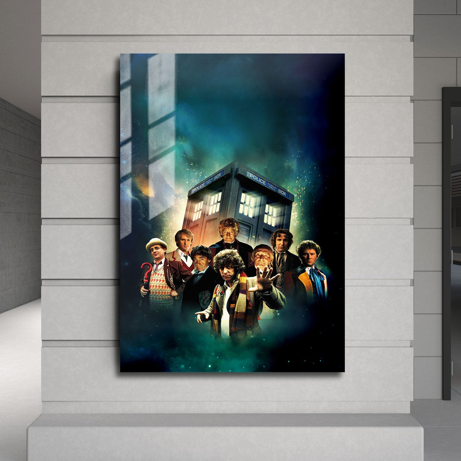 Flex Designs Metal Poster Doctor Who 24 x 36" Home Goods - TV Show 1963 TV Show Metal Poster