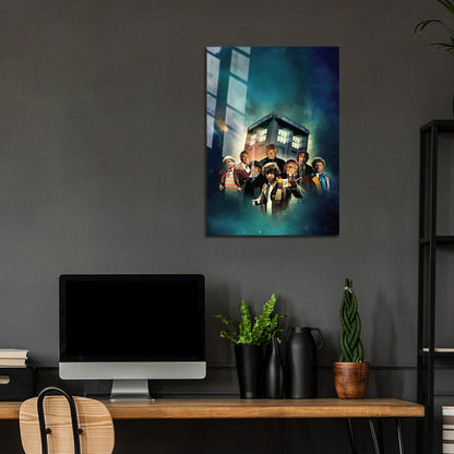 Flex Designs Metal Poster Doctor Who 5 x 7" Home Goods - TV Show 1963 TV Show Metal Poster