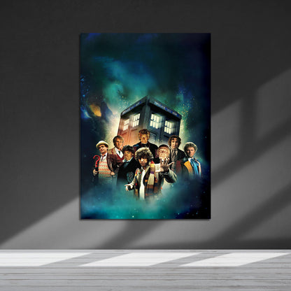 Flex Designs Metal Poster Doctor Who 5 x 7" Home Goods - TV Show 1963 TV Show Metal Poster