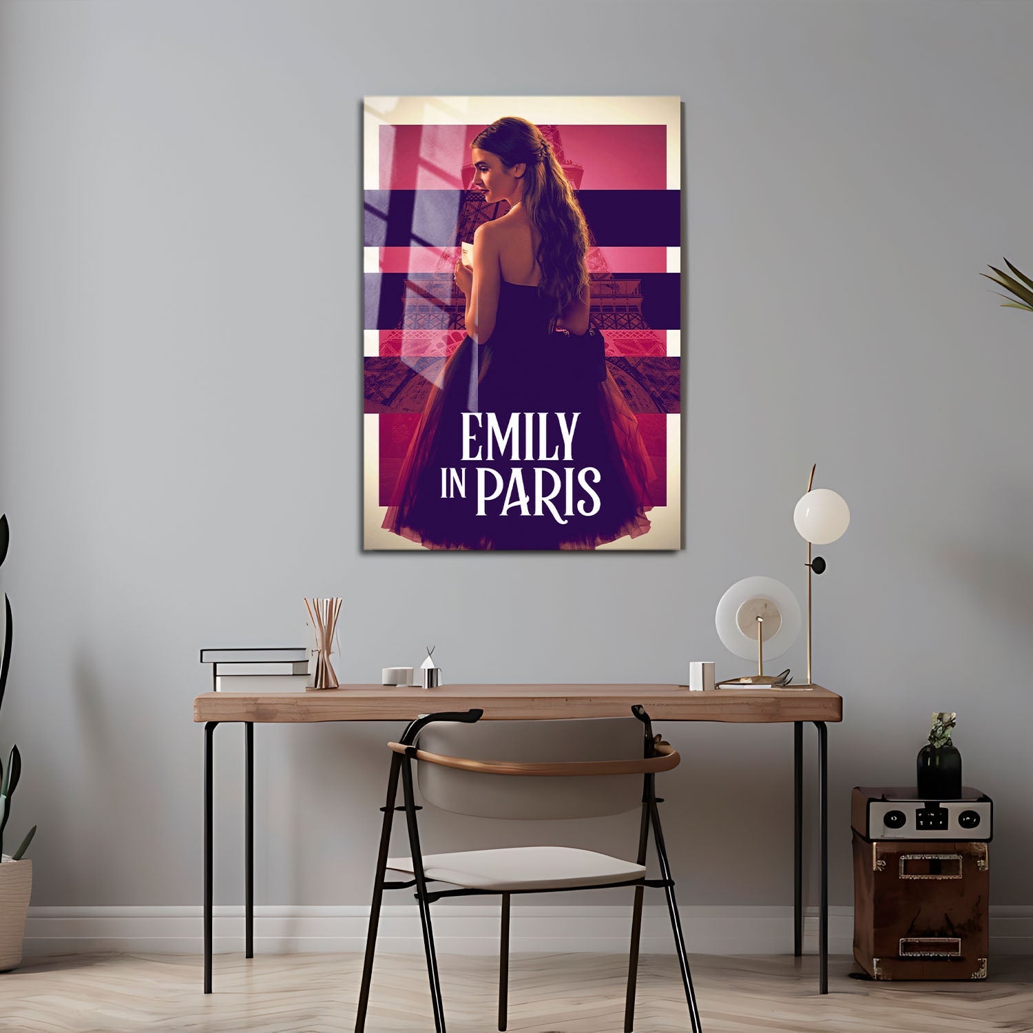 Flex Designs Metal Poster Emily in Paris 24 x 36" Home Goods - TV Show 2020 TV Show Metal Poster