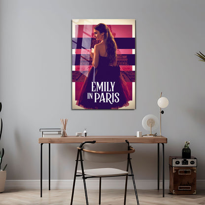 Flex Designs Metal Poster Emily in Paris 24 x 36" Home Goods - TV Show 2020 TV Show Metal Poster