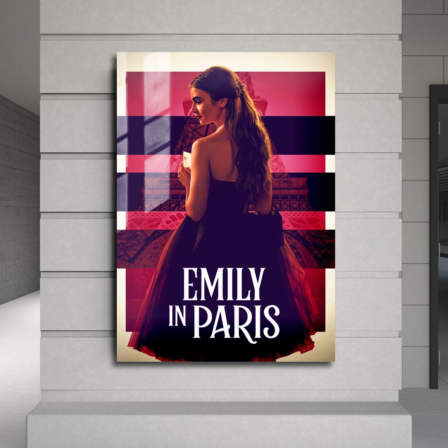 Flex Designs Metal Poster Emily in Paris 24 x 36" Home Goods - TV Show 2020 TV Show Metal Poster