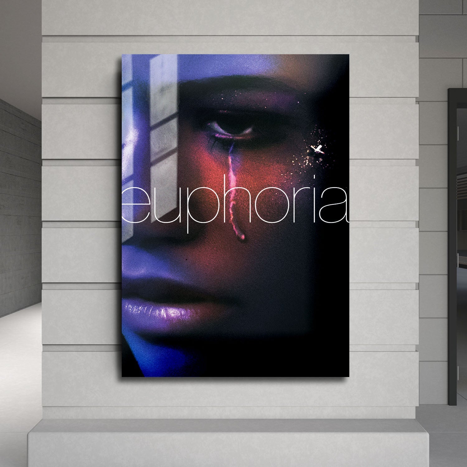 Flex Designs Metal Poster Euphoria 24 x 36" Home Goods - TV Show 2019 TV Show Metal Poster