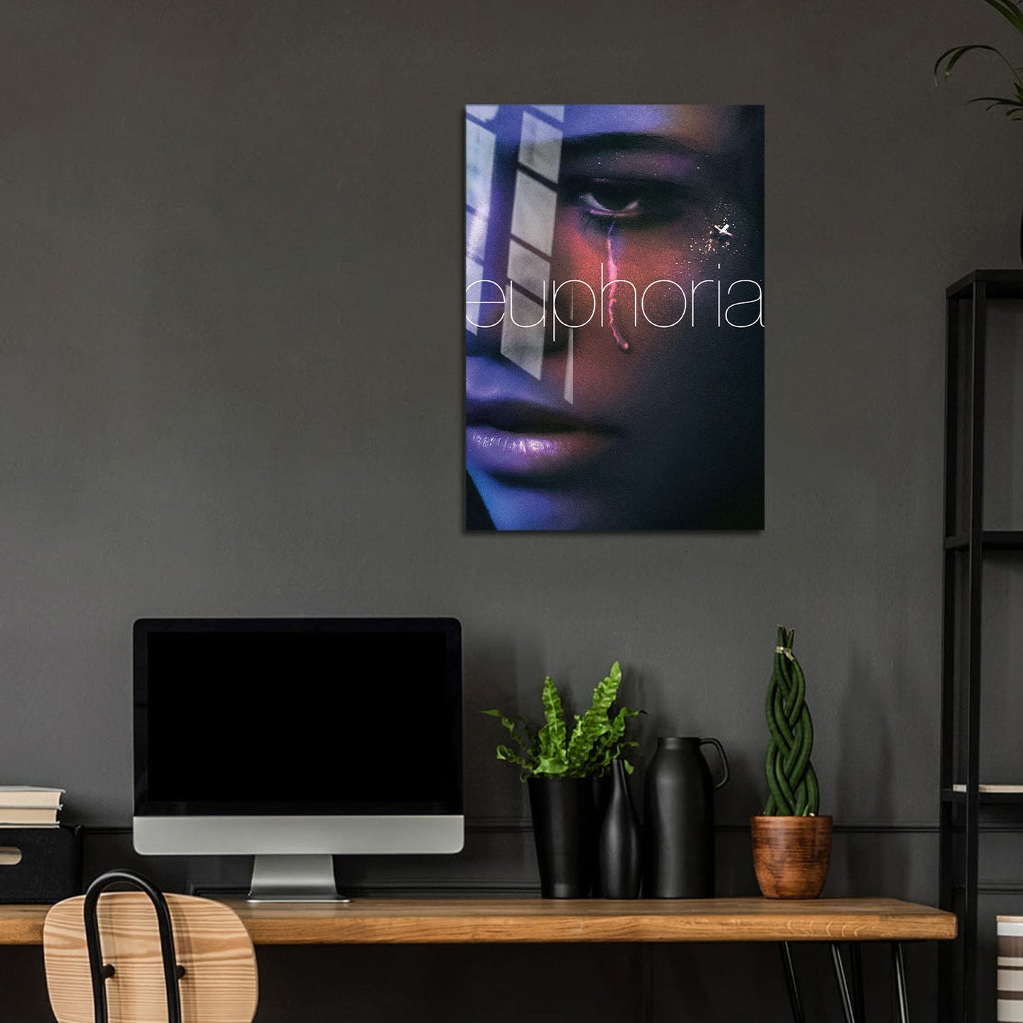 Flex Designs Metal Poster Euphoria 5 x 7" Home Goods - TV Show 2019 TV Show Metal Poster