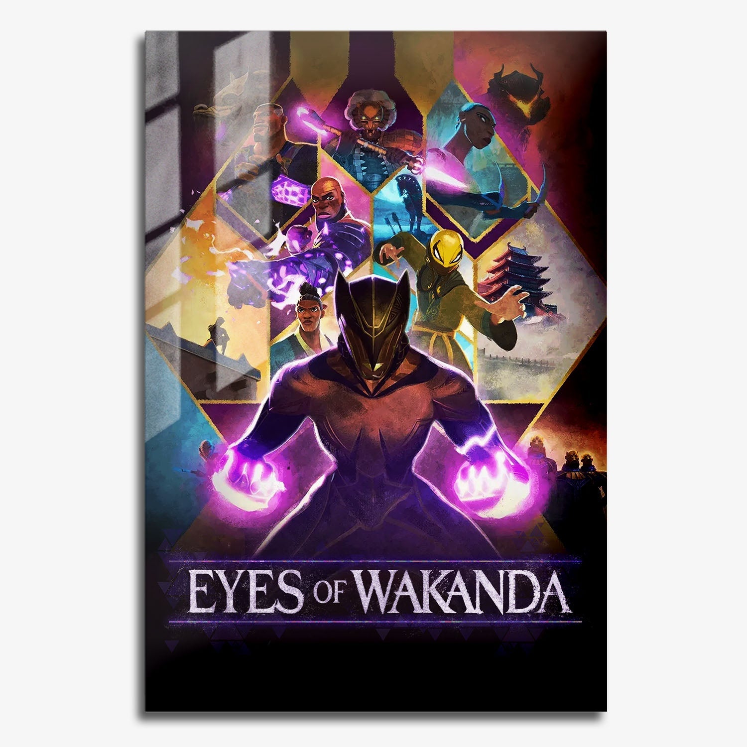 Flex Designs Metal Poster Eyes of Wakanda 11 x 17" Home Goods - Movie 2025 Movie Metal Poster