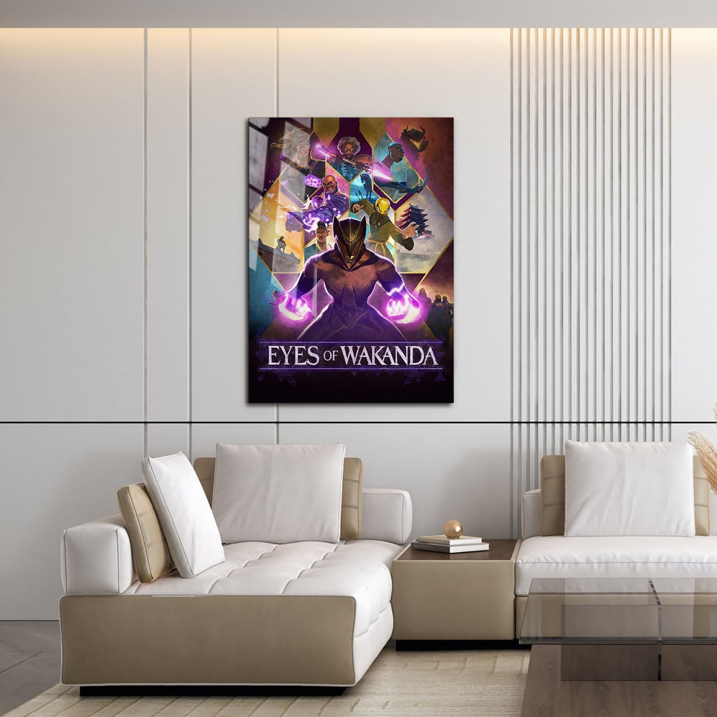 Flex Designs Metal Poster Eyes of Wakanda 16 x 24" Home Goods - Movie 2025 Movie Metal Poster