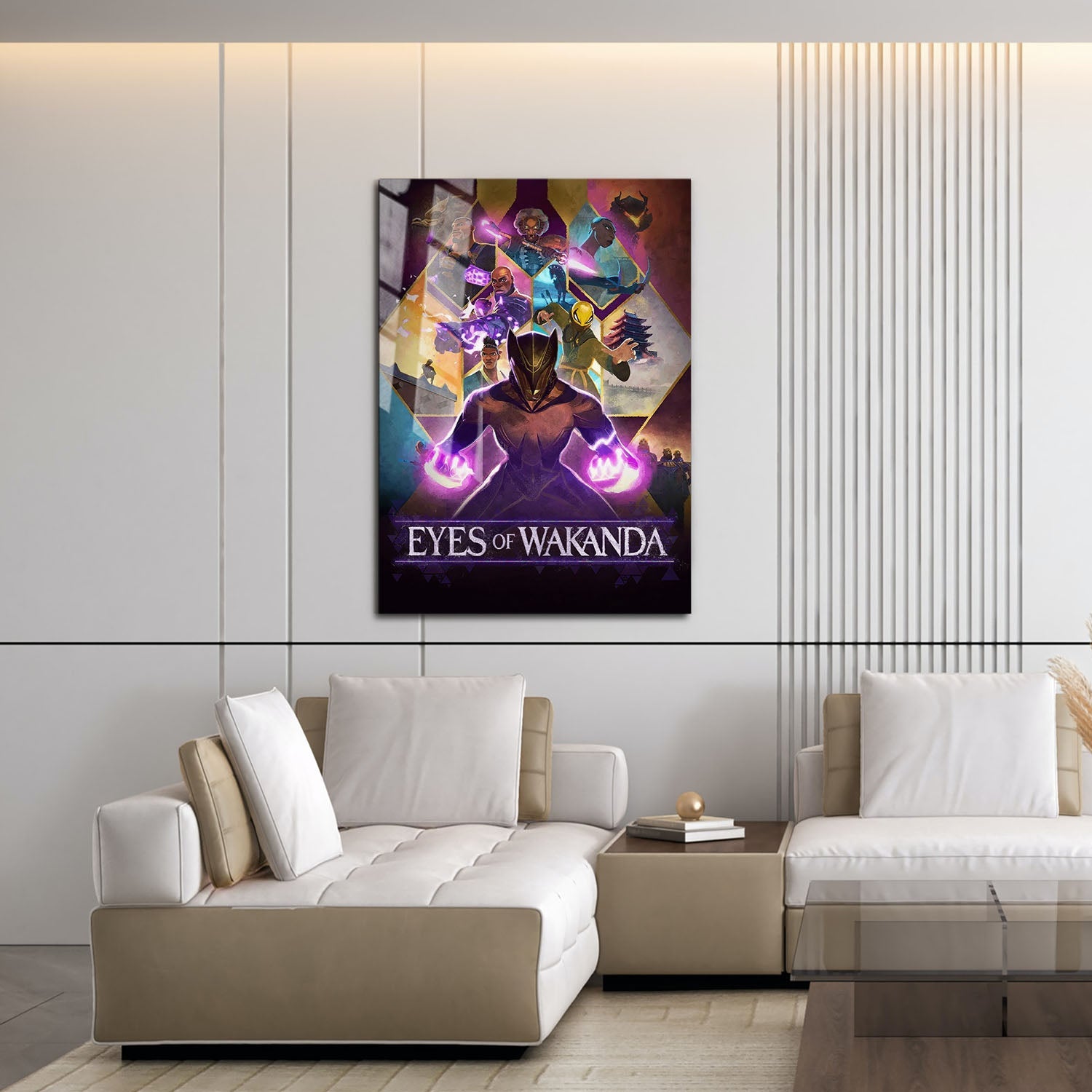 Flex Designs Metal Poster Eyes of Wakanda 16 x 24" Home Goods - Movie 2025 Movie Metal Poster