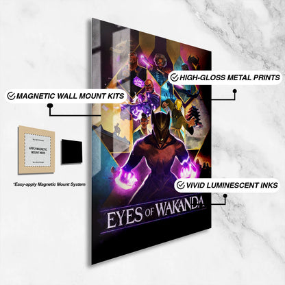 Flex Designs Metal Poster Eyes of Wakanda 16 x 24" Home Goods - Movie 2025 Movie Metal Poster