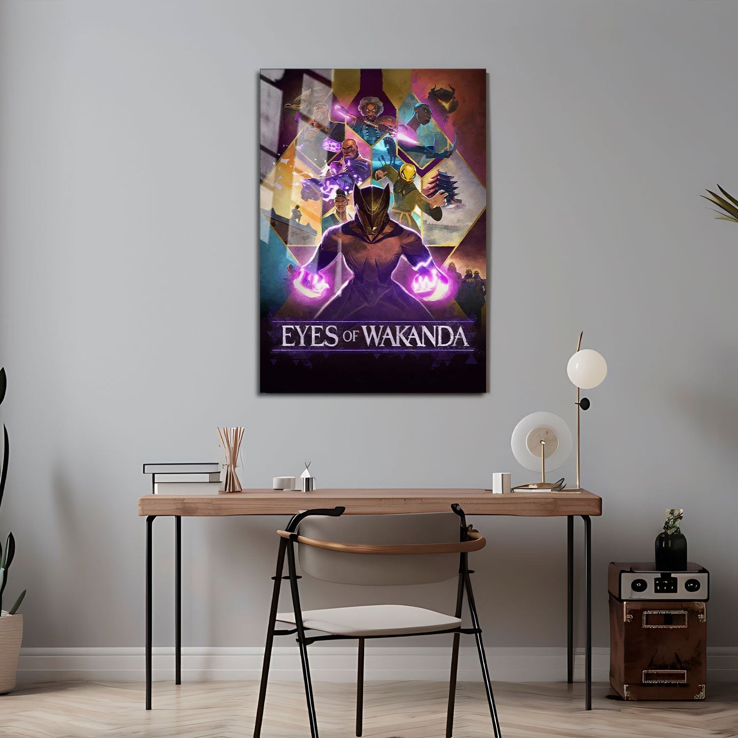 Flex Designs Metal Poster Eyes of Wakanda 24 x 36" Home Goods - Movie 2025 Movie Metal Poster