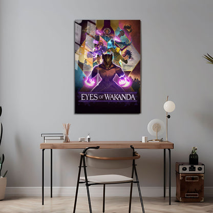 Flex Designs Metal Poster Eyes of Wakanda 24 x 36" Home Goods - Movie 2025 Movie Metal Poster