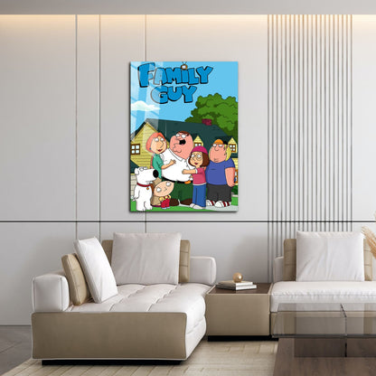 Flex Designs Metal Poster Family Guy 16 x 24" Home Goods - TV Show 1999 TV Show Metal Poster