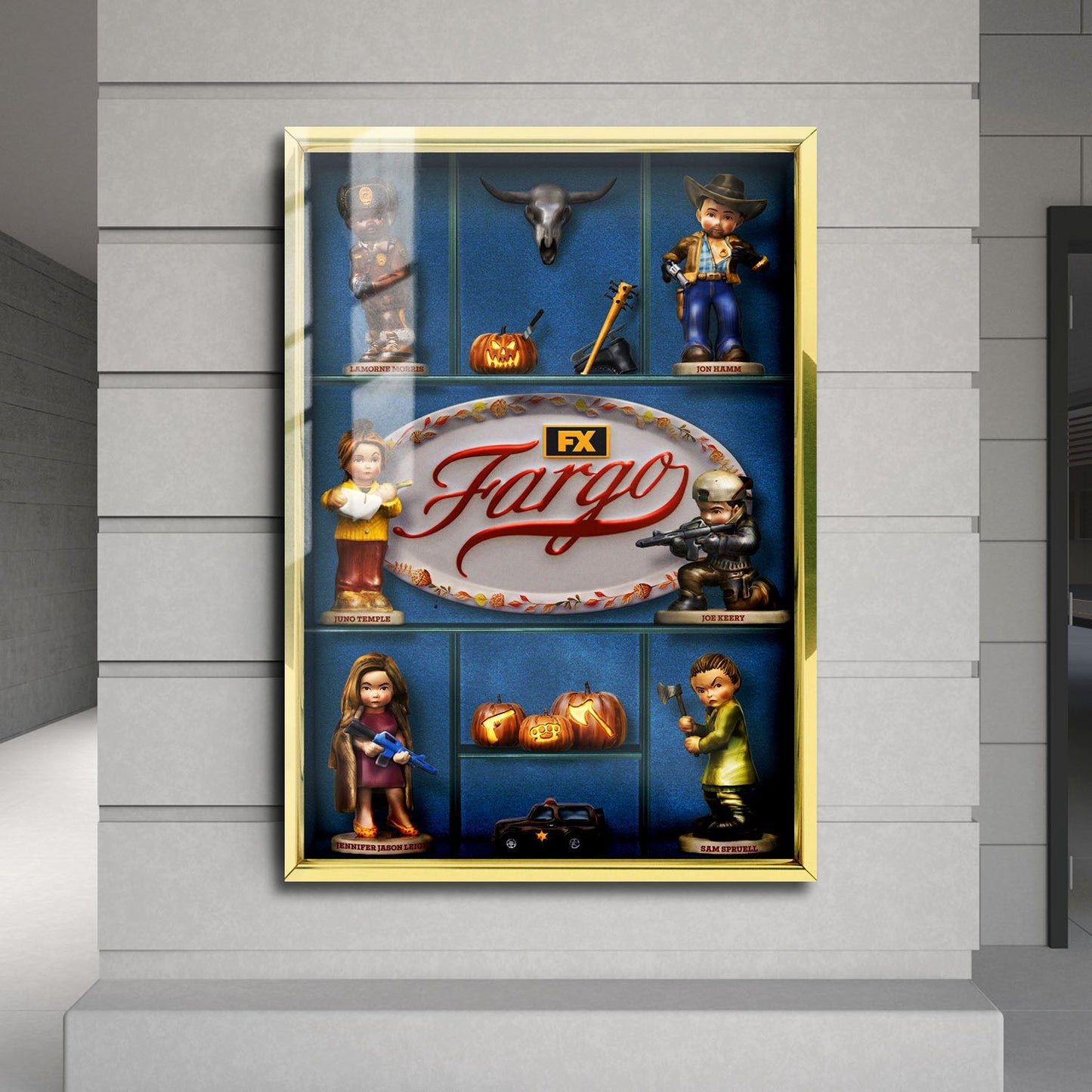 Flex Designs Metal Poster Fargo 24 x 36" Home Goods - TV Show 2014 TV Show Metal Poster
