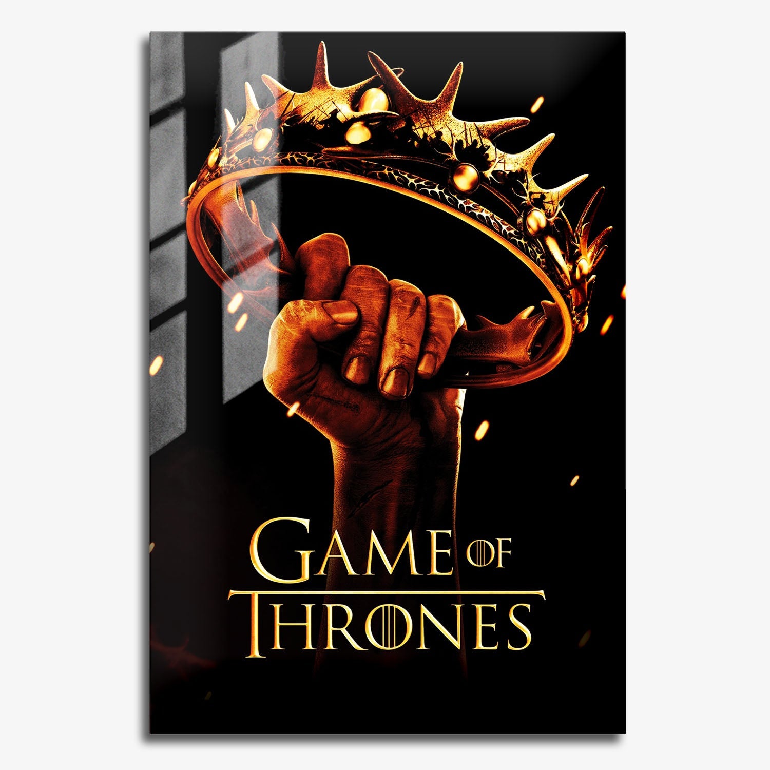 Flex Designs Metal Poster Game of Thrones Cover 11 x 17" Home Goods - TV Show 2011 TV Show Metal Poster